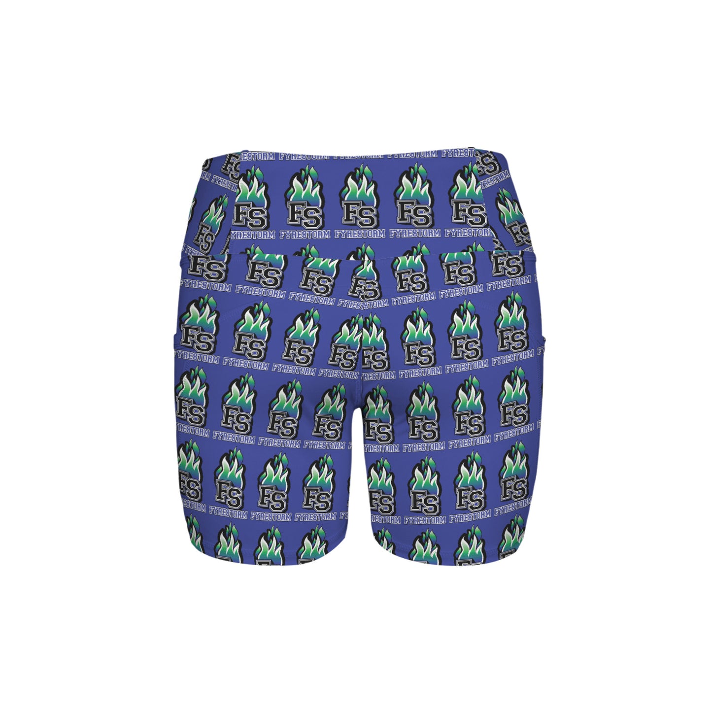 High Waist Deep Pockets Yoga Shorts