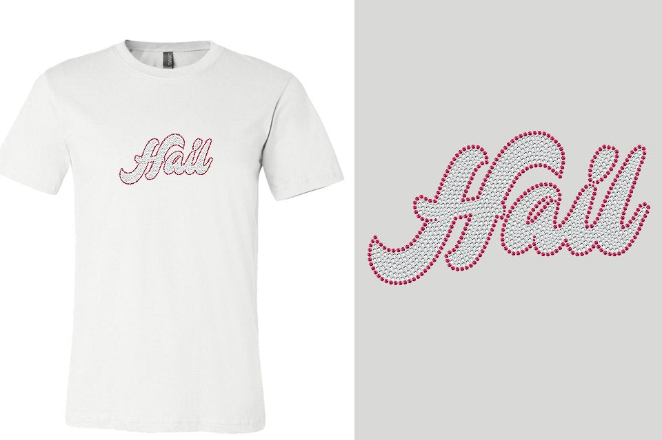 Rhinestones Fyre Hail 2-color stones Unisex T-shirt