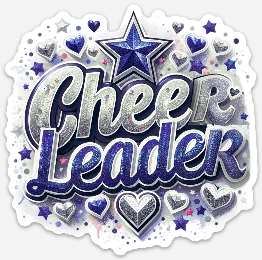 Cheerleadeer Navy Blue Magnet