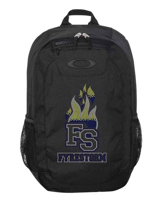 Rhinestones FYRESTORM FS full logo stones Oakley Backpack