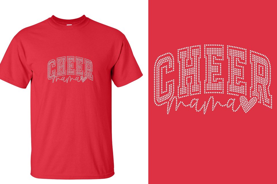 Rhinestones Cheer Mama Unisex t-shirt