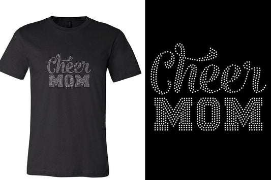 Rhinestones Cheer Mom Unisex t-shirt