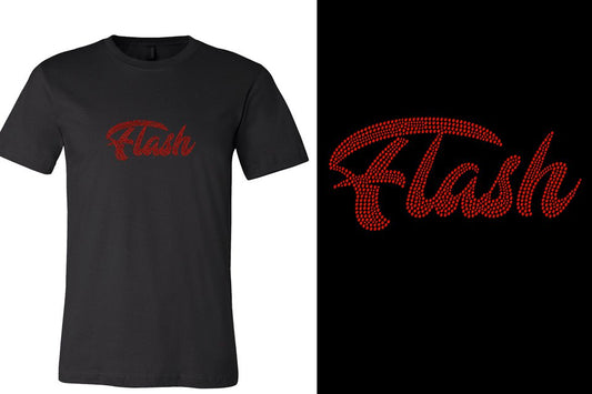 Rhinestones Fyre Flash red stones Unisex T-shirt