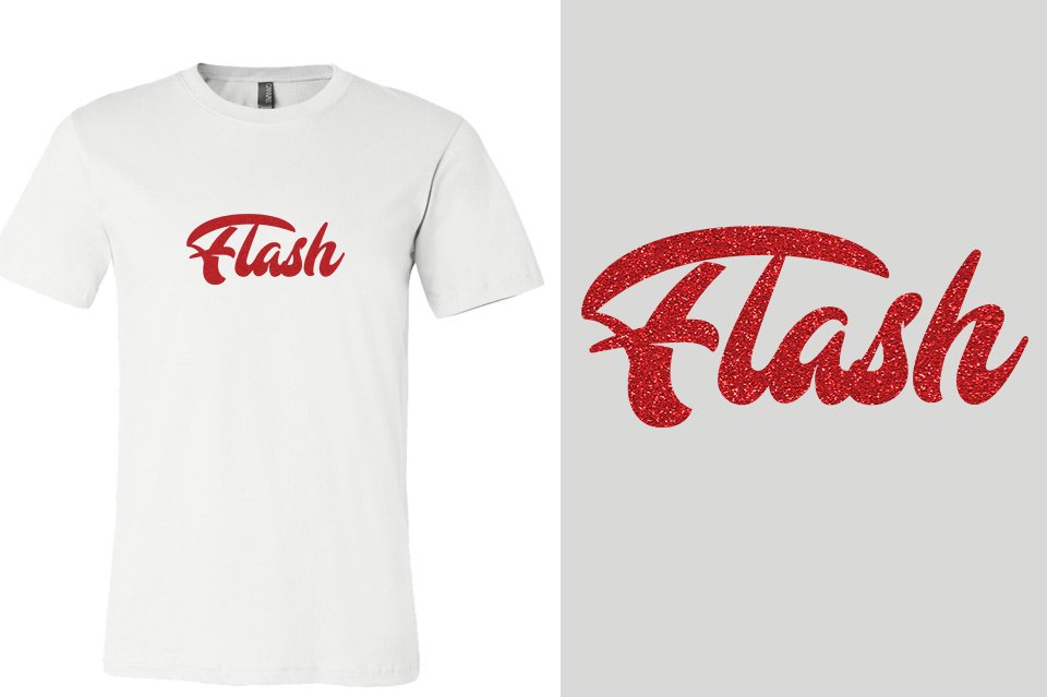 Fyre Flash 1-color glitter red Unisex T-shirt