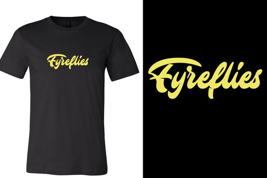 Fyre Fyreflies 1-color Fluorescent Yellow glitter Unisex T-shirt