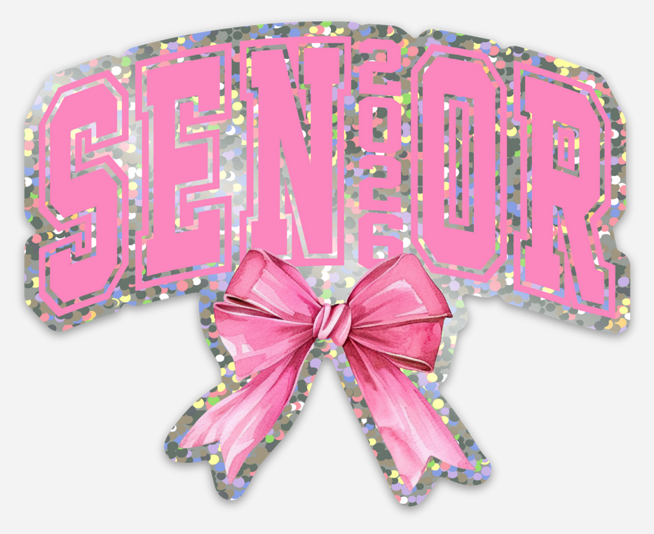 Senior 2026 Glitter Sticker
