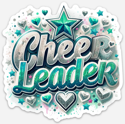 Cheerleadeer Mint Sticker