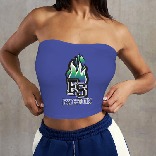 Backless Tube Crop Top